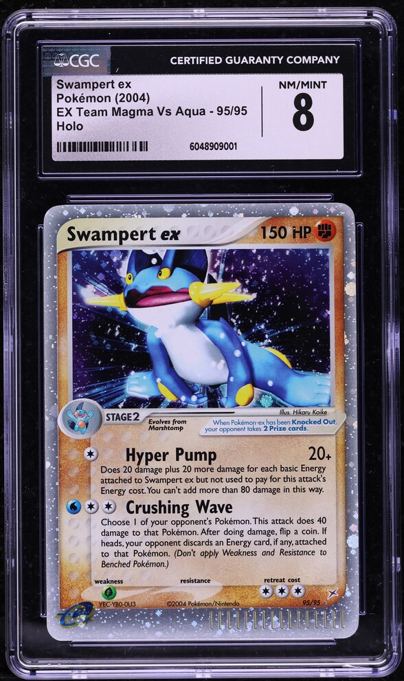 2003 Pokemon Japanese Magma Vs Aqua 1st Edition Holo