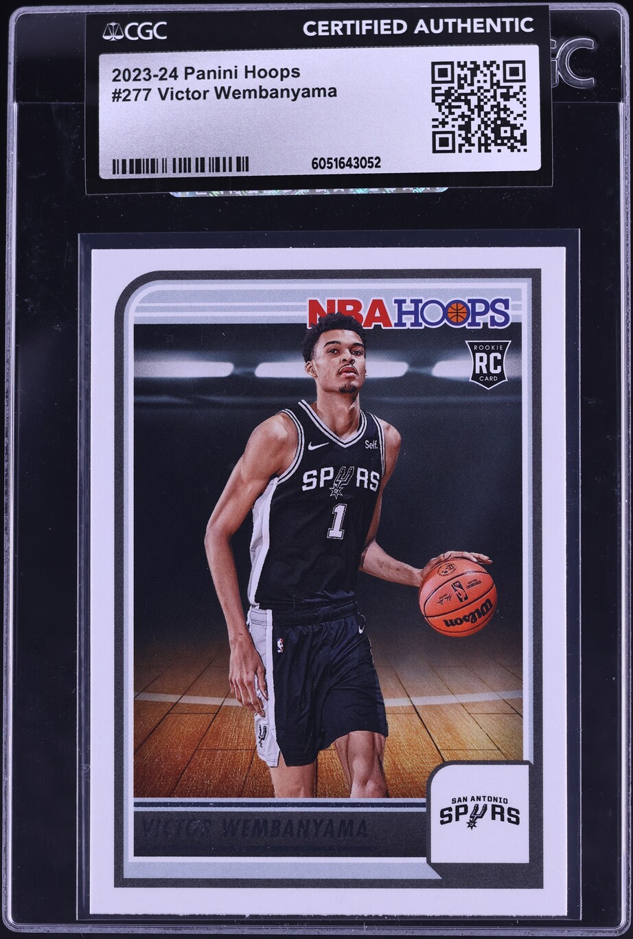 2023 Hoops Victor Wembanyama ROOKIE #277 CGC AUTH