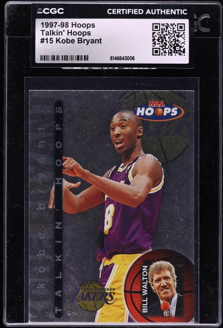 1997 Skybox E-X2001 Star Date 2001 Die-Cut Kobe Bryant #3 PSA 8 NM