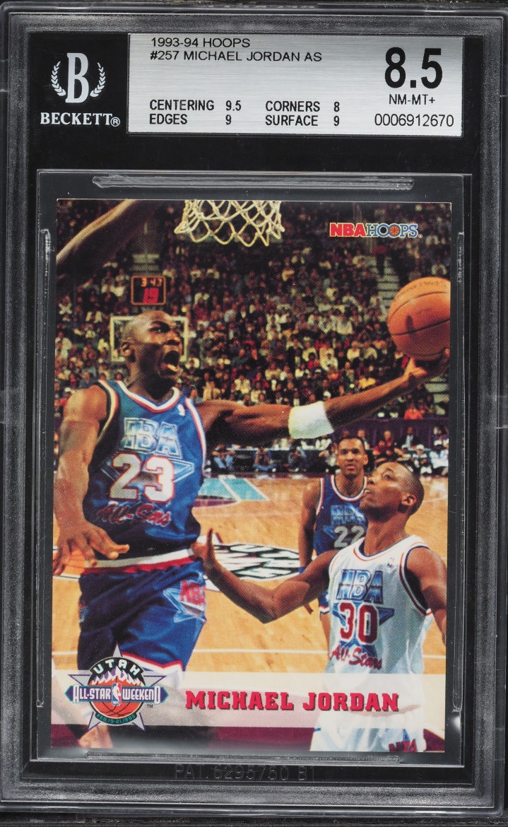 1993 Hoops Michael Jordan #257 BGS 8.5 NM-MT+