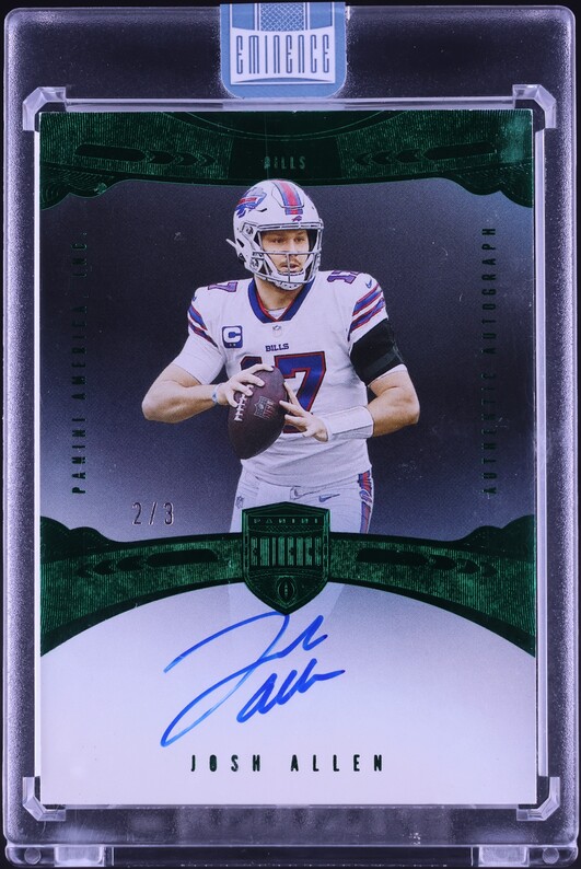 2022 Panini Legacy Under The Lights Josh Allen #UL-29 SGC 7 NRMT