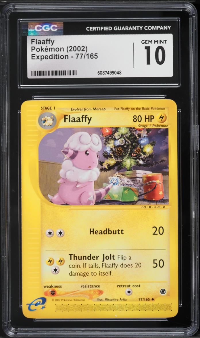 2002 Pokemon Expedition Flaaffy #77 CGC 10 GEM MINT