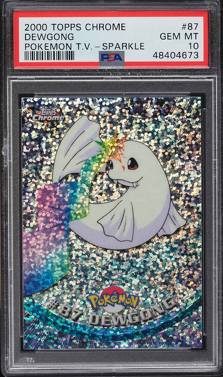 2000 Topps Chrome Pokemon Series 2 Sparkle Dewgong #87 PSA 10 GEM MINT