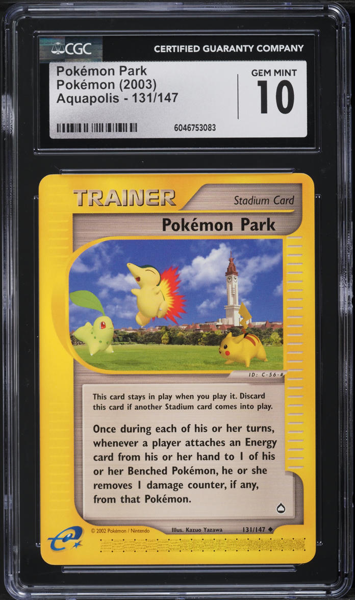 2003 Pokemon Aquapolis Pokemon Park #131 CGC 10 GEM MINT