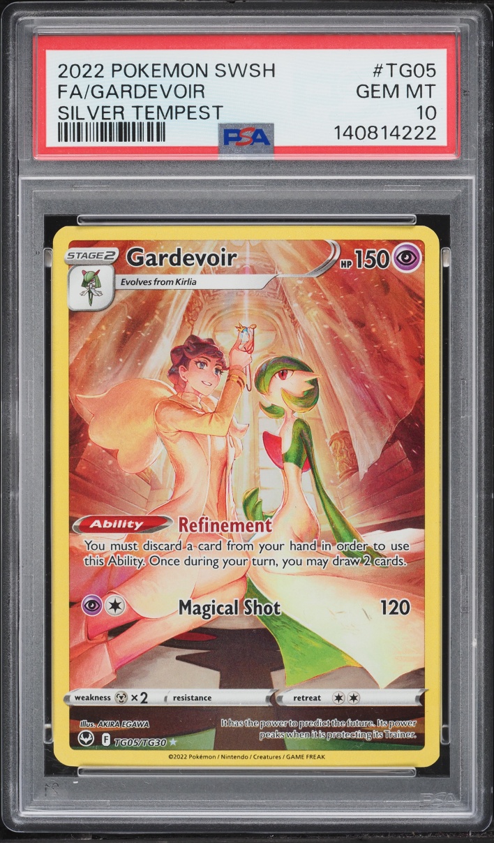 2022 Pokemon Sword & Shield Silver Tempest CHR Gardevoir #TG05 PSA 10 GEM MINT