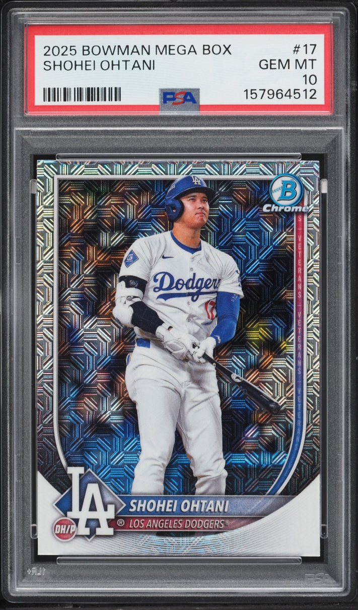 2025 Bowman Chrome Mega Box Shohei Ohtani #17 PSA 10 GEM MINT