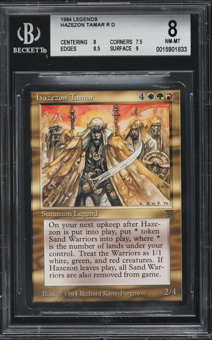 1994 Magic The Gathering MTG Legends Hazezon Tamar BGS 8 NM-MT on ...