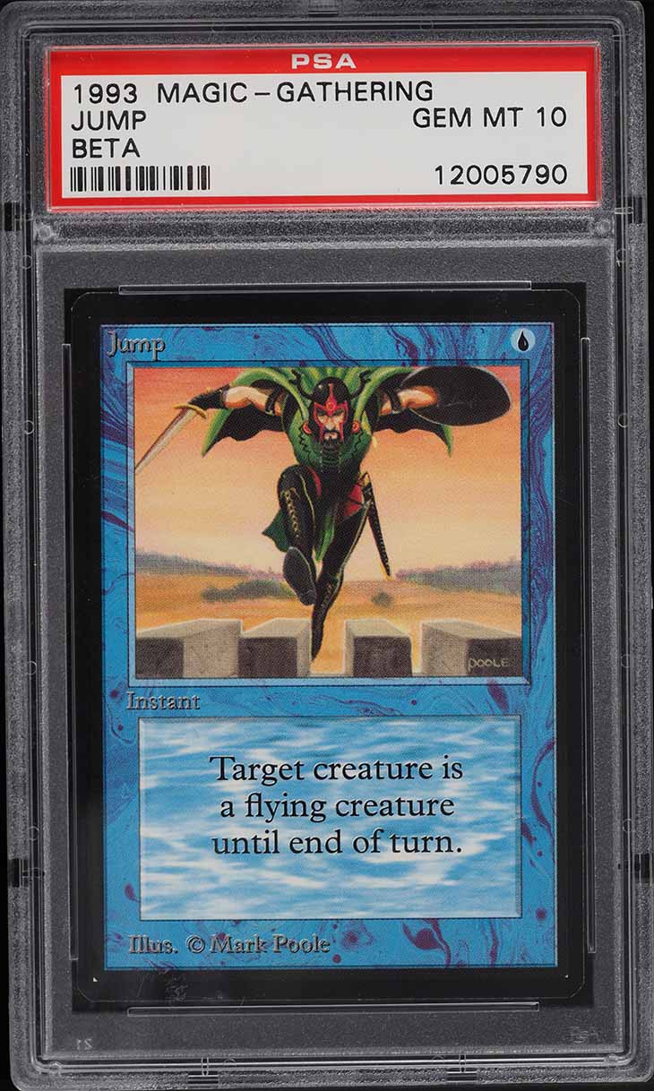 1993 Magic The Gathering MTG Alpha Jump PSA 10 GEM MINT on