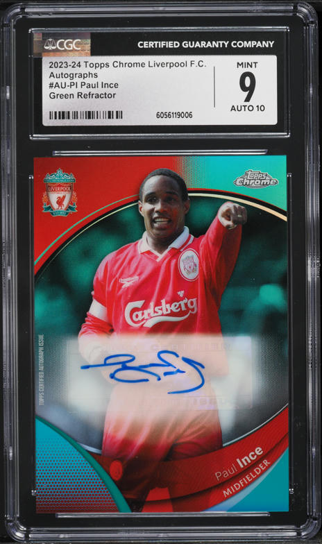 2022 Panini Prizm World Cup Qatar International Ink Paul Ince AUTO