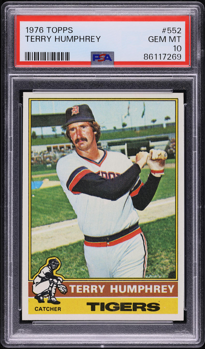 1976 Topps Terry Humphrey #552 PSA 10 GEM MINT