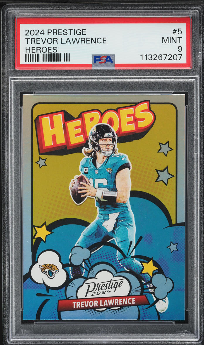 2024 Panini Prestige Heroes Trevor Lawrence #5 PSA 9 MINT