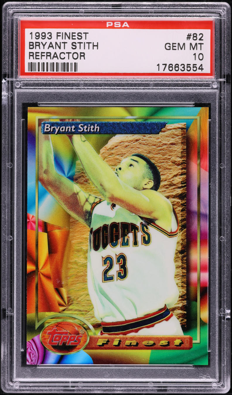 1993 Finest Refractor Bryant Stith #82 PSA 10 GEM MINT