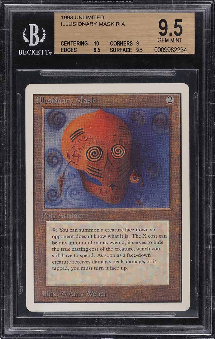 ancestralページ！ 1993 Magic The Gathering MTG Unlimited Ancestral Recall BGS