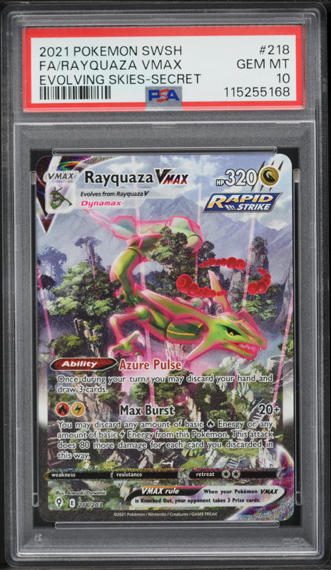 2021 Pokemon Japanese Sword & Shield VMAX Climax Rayquaza VMAX