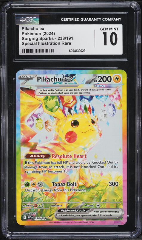 2024 Pokemon SV Black Star Promo World Championship Pikachu #190