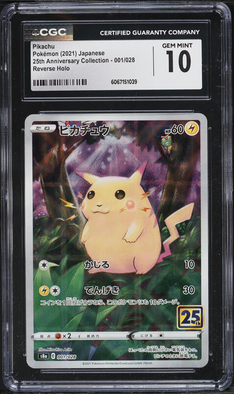 2021 Pokemon Japanese Sword & Shield Promo Yu Nagaba Pikachu #208