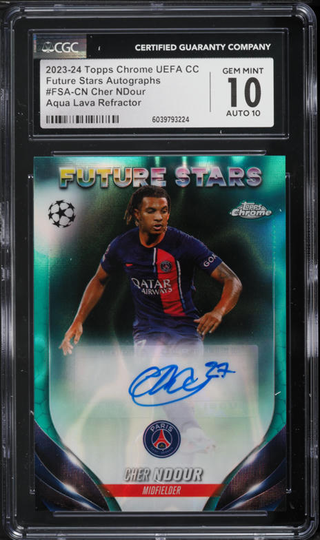 2023 Topps Chrome Aqua Wave Refractor Mark Vientos ROOKIE