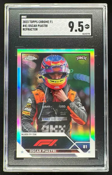 2023 Topps Chrome Formula 1 F1 Refractor Oscar Piastri ROOKIE #40