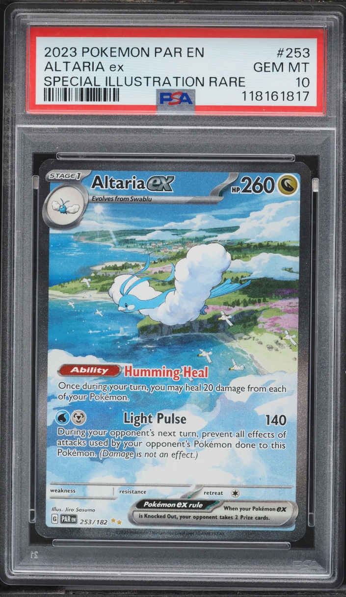 2023 Pokemon Scarlet & Violet Paradox Rift SIR Altaria EX #253 PSA 10 GEM MINT