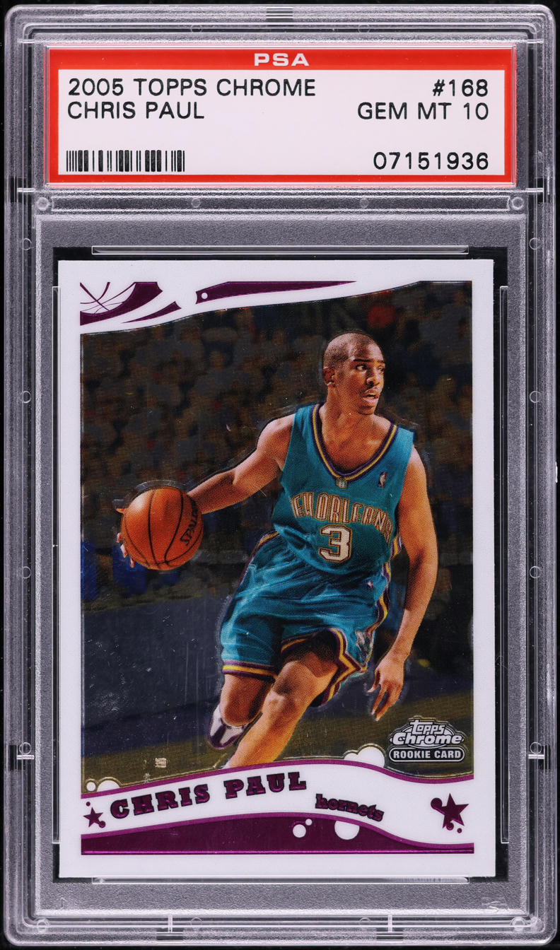 2005 Topps Chrome Chris Paul ROOKIE #168 PSA 10 GEM MINT