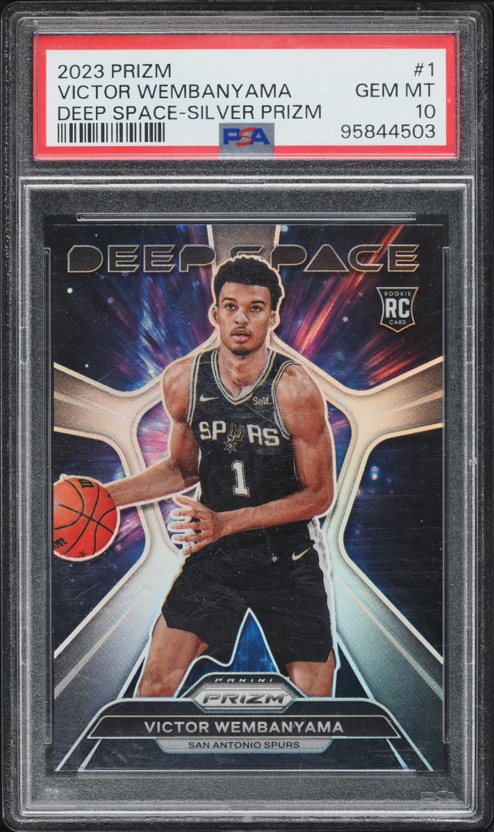 2023 Panini Prizm Deep Space Silver Victor Wembanyama ROOKIE #1 PSA 10 GEM MINT