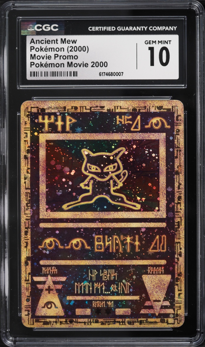 2000 Pokemon Movie Promo Ancient Mew CGC 10 GEM MINT