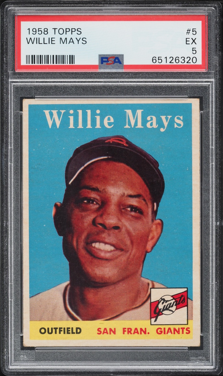 1958 Topps Willie Mays #5 PSA 5 EX