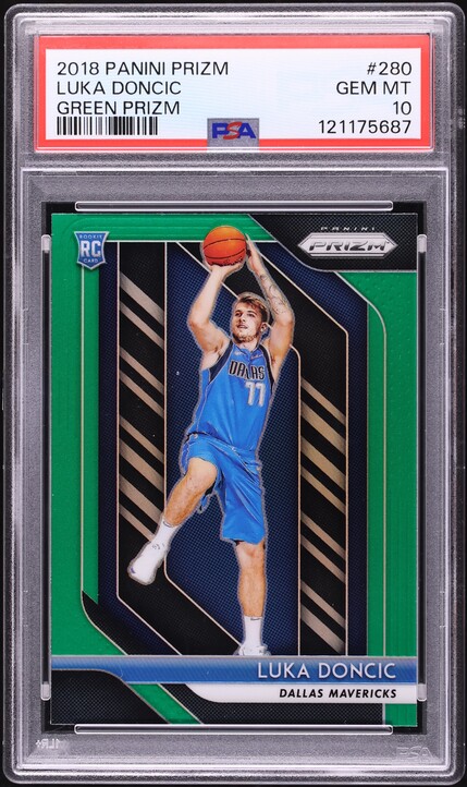 2018 Panini Prizm Luka Doncic ROOKIE #280 PSA 10 GEM MINT on
