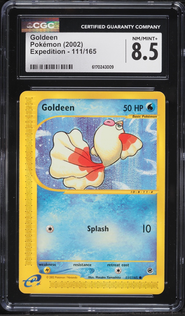 2002 Pokemon Expedition Goldeen #111 CGC 8.5 NM-MT+