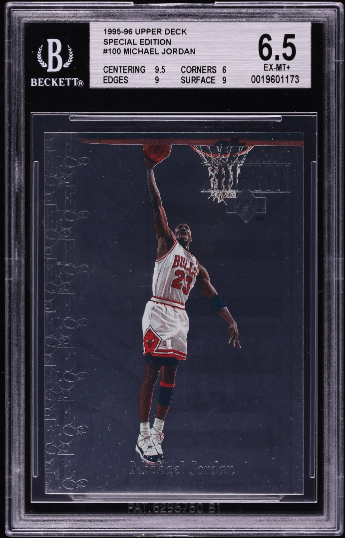 1995 Upper Deck Special Edition Michael Jordan #SE100 BGS 6.5 EXMT+