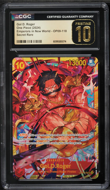 2024 One Piece Japanese Emperors New World Alt Art Gol D. Roger
