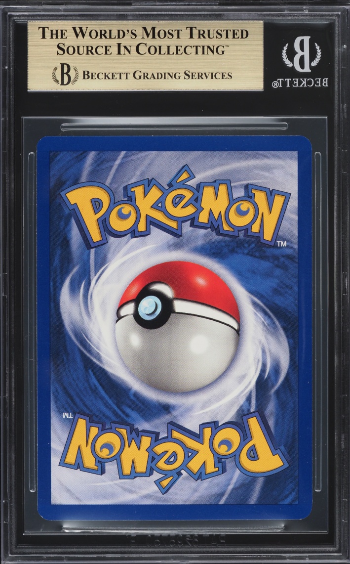 1999 Pokemon Base Shadowless 1st Edition 3D Thick Stamp Rattata #61 BGS 9.5 GEM MINT