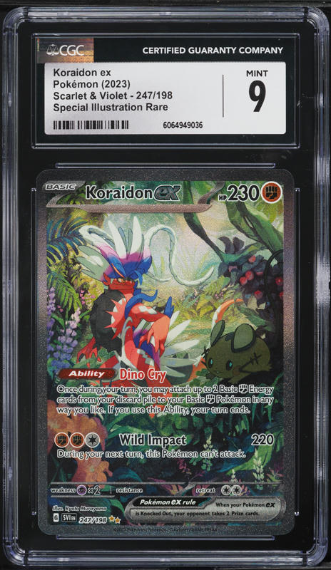 2023 Pokemon Scarlet & Violet SIR Koraidon ex #247 PSA 10 GEM MINT