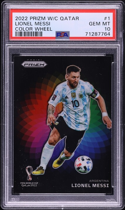 2022 Panini Prizm World Cup Qatar Black Cristiano Ronaldo 1/1 #175