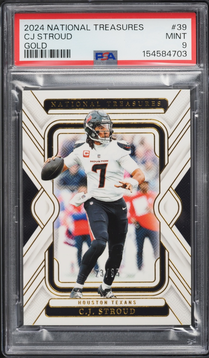 2024 National Treasures Gold C.J. Stroud /35 #39 PSA 9 MINT