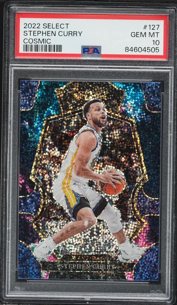 2022 Select Premier Level Cosmic Stephen Curry #127 PSA 10 GEM MINT