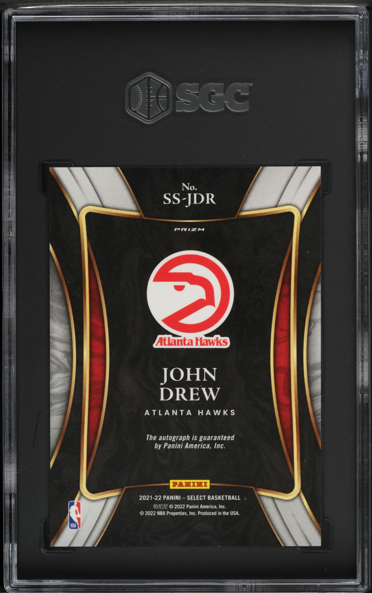 2021 Select Selections John Drew AUTO #SS-JDR SGC 9.5 MINT+