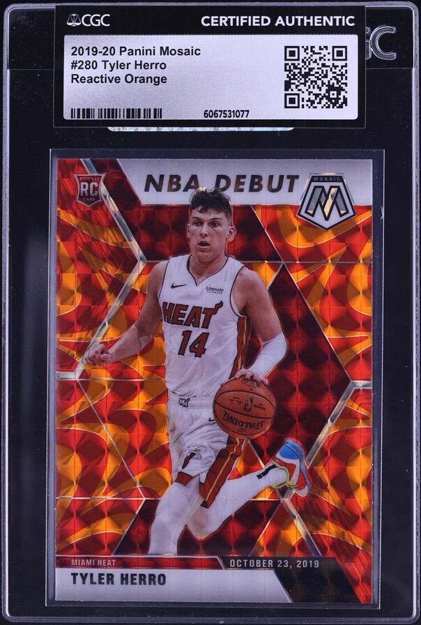 2019 Panini Prizm Signatures Choice Tyler Herro ROOKIE AUTO #RS