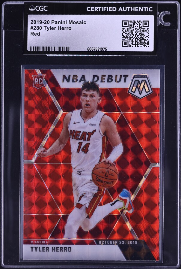 2019 Panini Prizm Signatures Choice Tyler Herro ROOKIE AUTO #RS