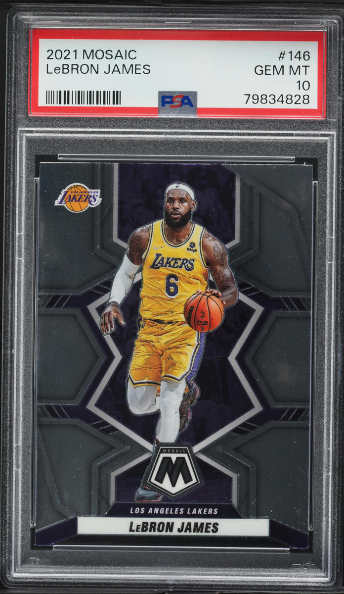 2021 Panini Mosaic LeBron James #146 PSA 10 GEM MINT