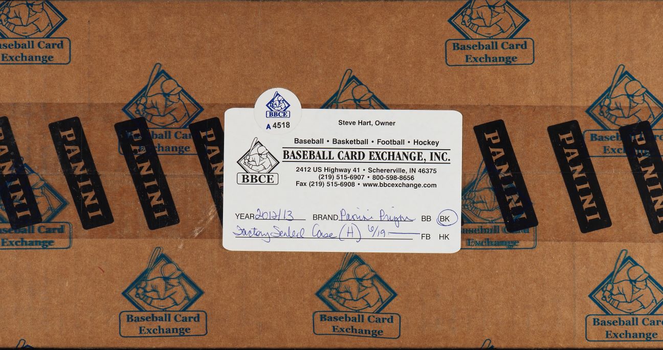 2012 Panini Prizm Basketball Hobby Case, 12ct Box, BBCE Auth