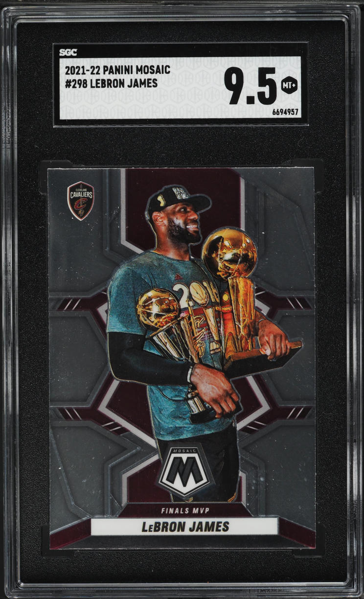 2021 Panini Mosaic LeBron James #298 SGC 9.5 MINT+