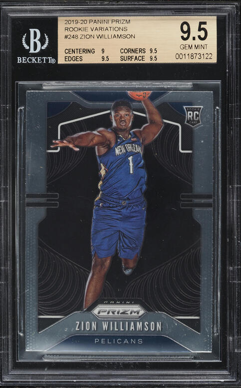 2019 Panini Mosaic Fast Break Silver Zion Williamson ROOKIE #209