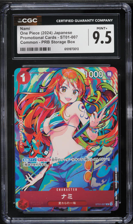 2024 One Piece Japanese Promo PRB Storage Box Nami #ST01-007 CGC