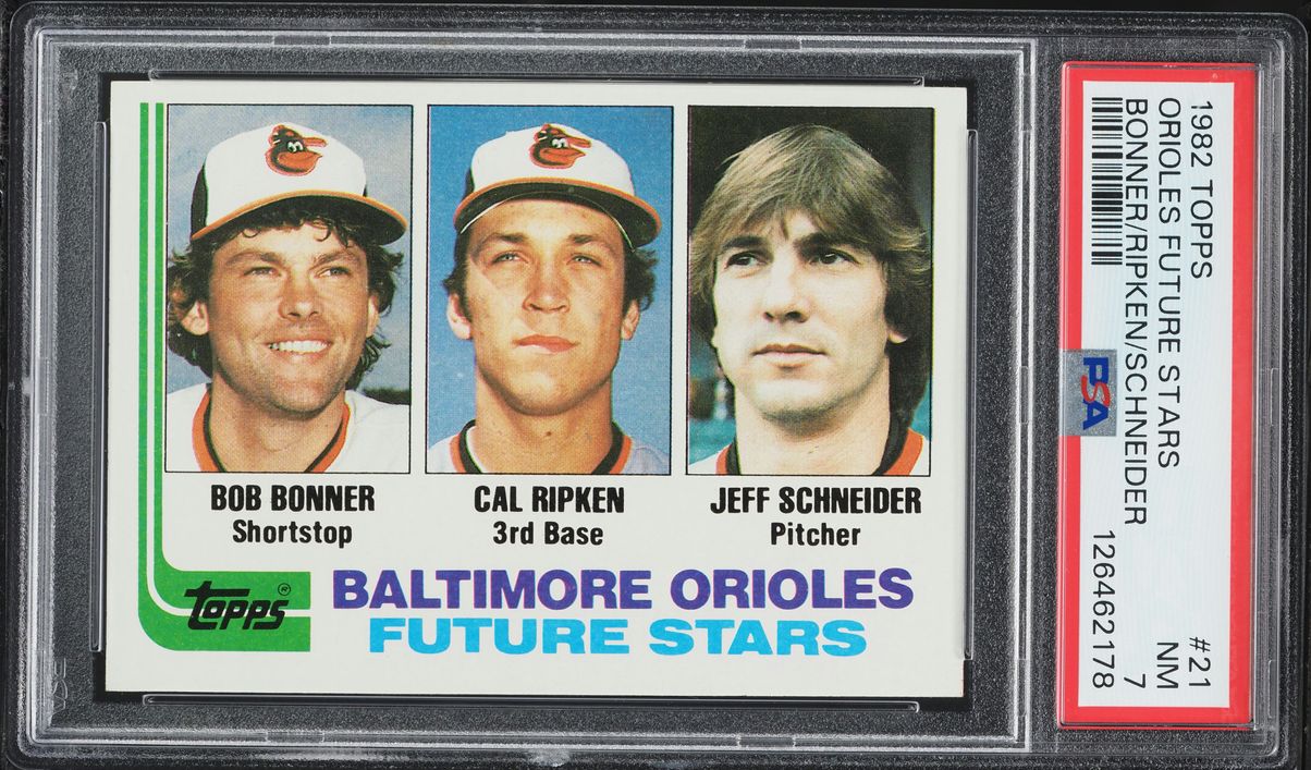 1982 Topps Cal Ripken Jr. ROOKIE #21 PSA 7 NRMT