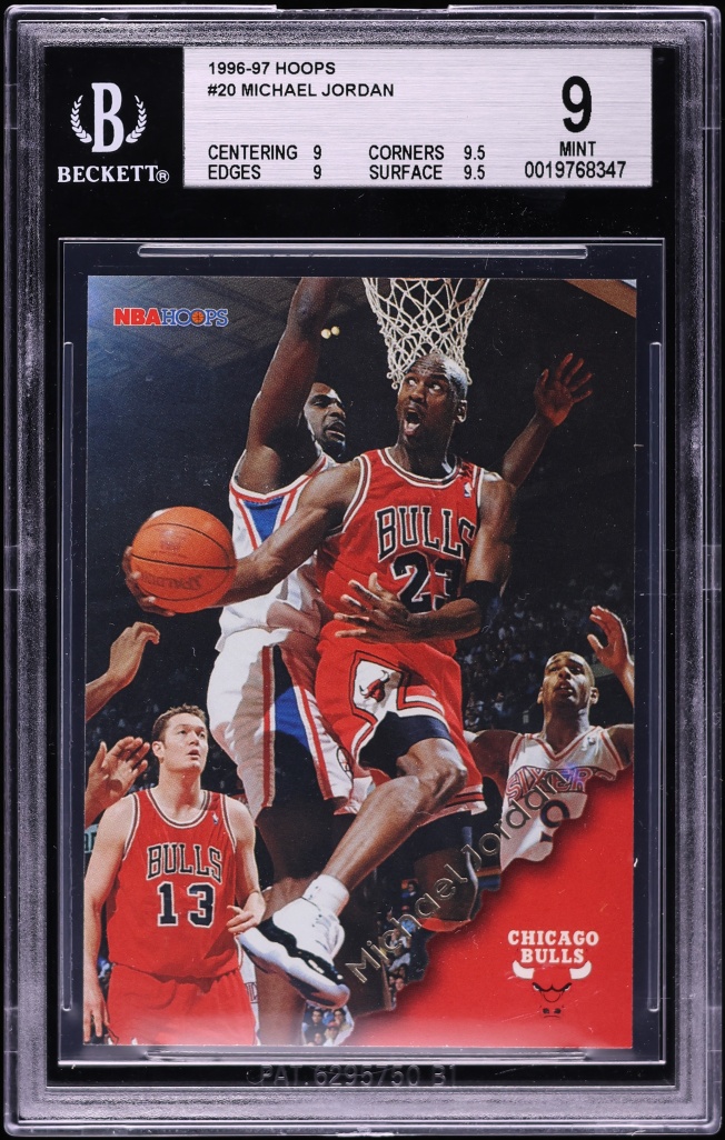 1996 Hoops Michael Jordan #20 BGS 9 MINT