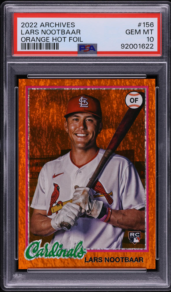 2022 Topps Chrome Future Stars Logofractor Lars Nootbaar ROOKIE