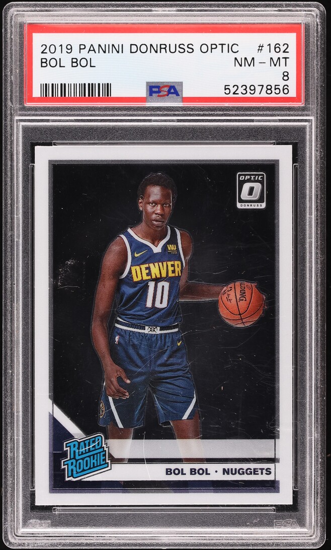 2019 Donruss Optic Bol Bol ROOKIE #162 PSA 8 NM-MT