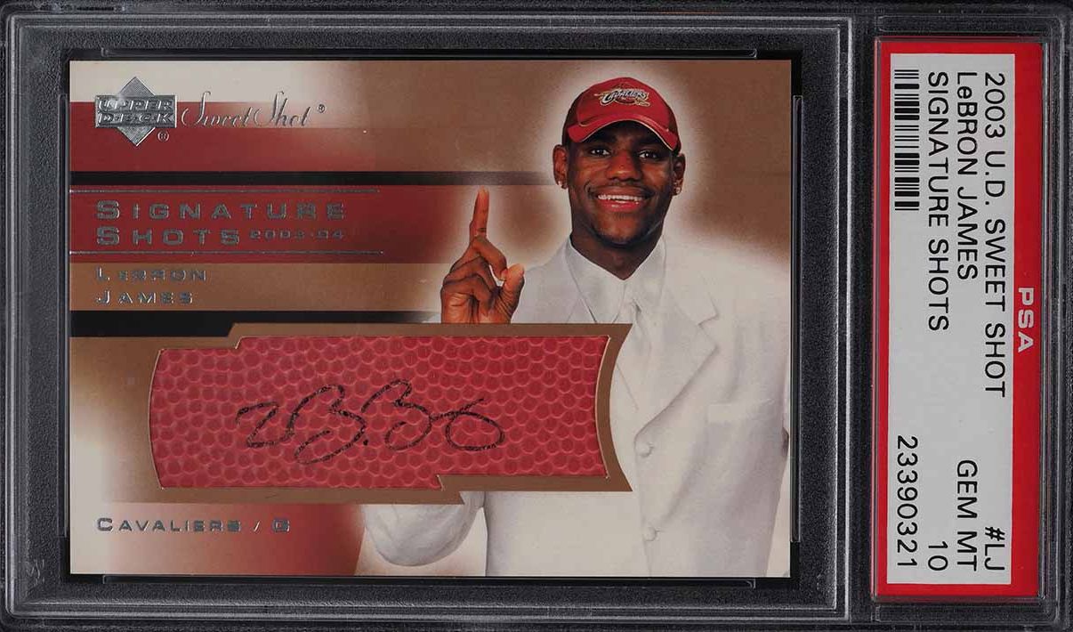 2007 Bowman Chrome Gold Refractor LeBron James /99 #23 PSA 10 GEM