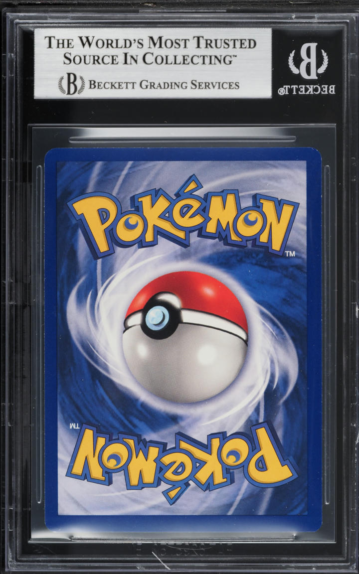 1999 Pokemon Base Set 1st Edition 3D Thick Stamp Pokemon Breeder #76 BGS 9 MINT